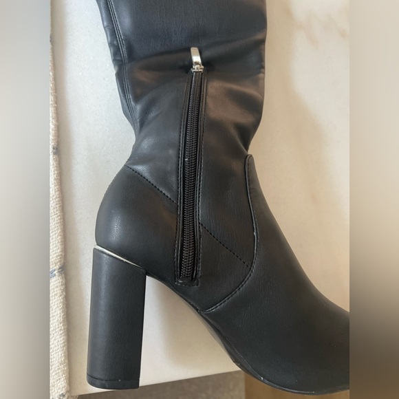 Marc fisher faux leather over the knee tie boots. style - VANY2 - Picture 8 of 9